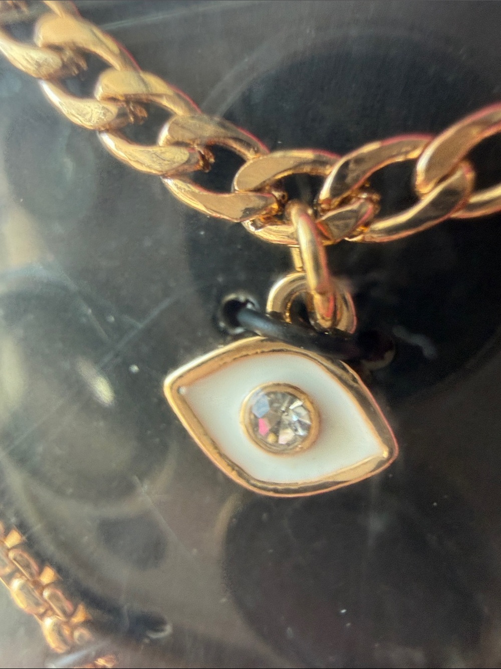RACHEL Rachel Roy Rose Gold Tone Layered Pendant Necklace - Pink Box - Picture 4 of 5